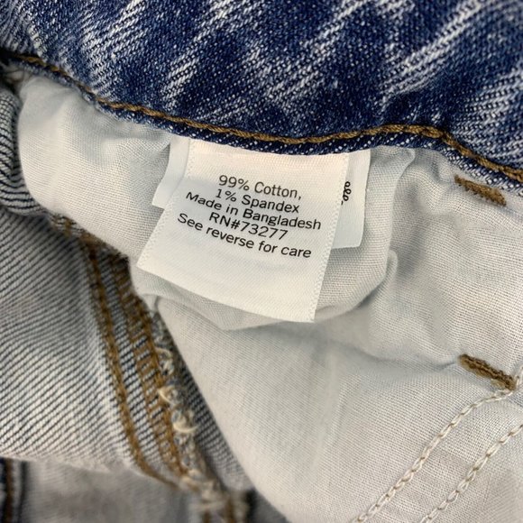 SO High Rise Mom Jeans Acid Wash Button Fly Juniors Size 1 25 Waist - Picture 3 of 6